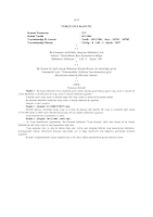 213 Sayılı Vergi Usul Kanunu